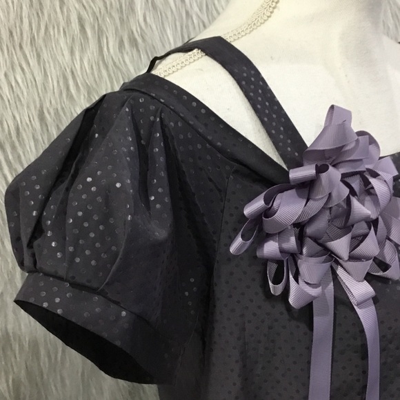 Copine gray off the shoulder dress - Picture 3 of 8